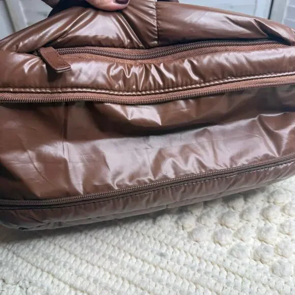 BEIS The Expandable Tote Maple Brown Retired Discontinued Bag Flawed - Picture 15 of 16